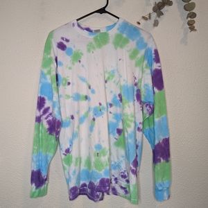 Tie Dye Long Sleeve Shirt Large